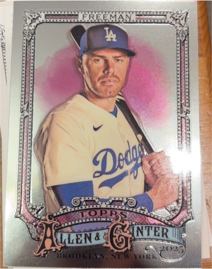 2025 Topps Allen & Ginter #69 Freddie Freeman — front