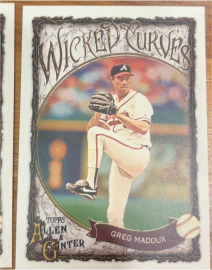 2025 Topps Allen & Ginter #WC-17 Greg Maddux Wicked Curves — front