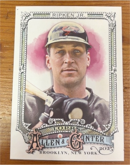 2025 Topps Allen & Ginter #26 Cal Ripken Jr. — front