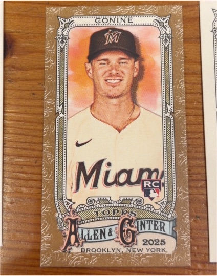 2025 Topps Allen & Ginter Mini #236 Griffin Conine — front