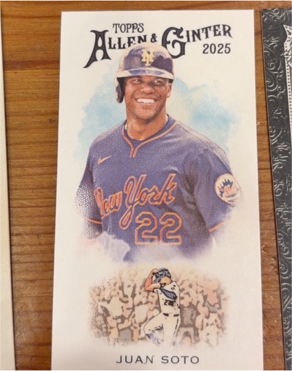 2025 Topps Allen & Ginter #N222-7 Juan Soto — front