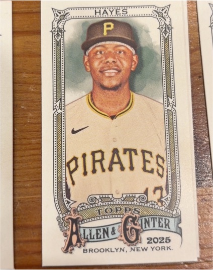 2025 Topps Allen & Ginter #224 Ke'Bryan Hayes — front