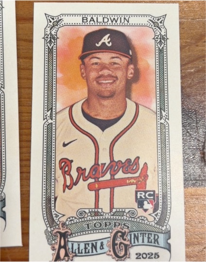 2025 Topps Allen & Ginter #135 Drake Baldwin — front