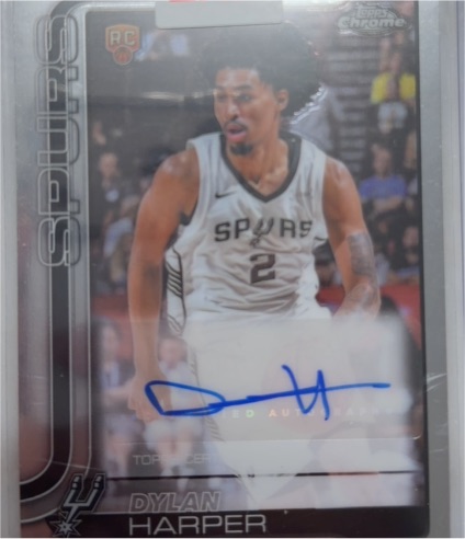 2025-26 Topps Chrome #TCAR-DH Dylan Harper — front