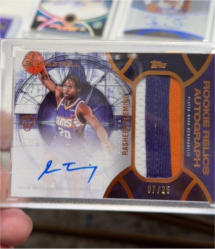 2025-26 Topps Three #33 Rasheer Fleming — front