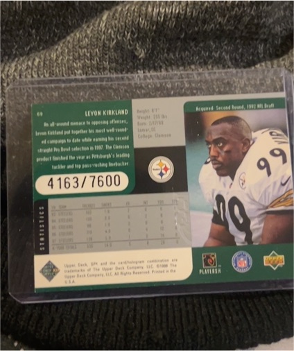 2000 Upper Deck #167 Levon Kirkland — front