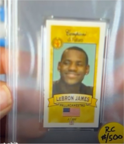 2003 Campioni di Futuro #5 LeBron James — front