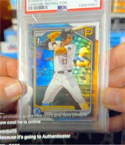 2024 Bowman Draft Chrome #BDC-22 Konnor Griffin — front