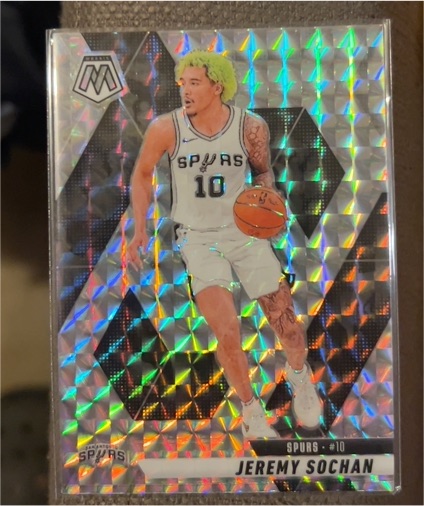 2024-25 Panini Mosaic #54 Jeremy Sochan — front