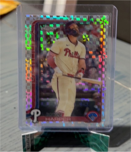 2025 Topps Chrome #150 Bryce Harper — front