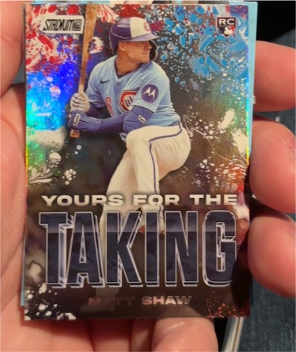 2025 Topps Stadium Club #YK-3 Matt Shaw — front