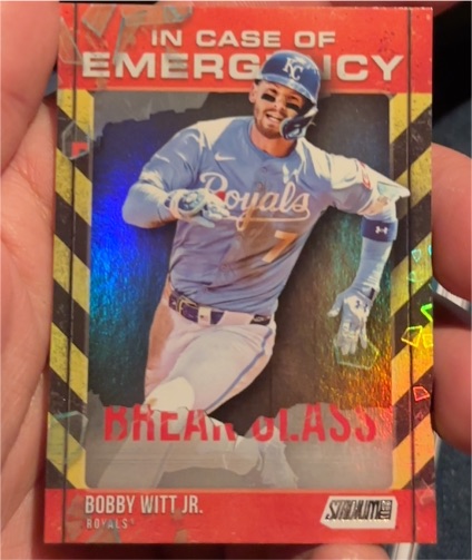 2025 Topps Stadium Club #ICE-1 Bobby Witt Jr. — front