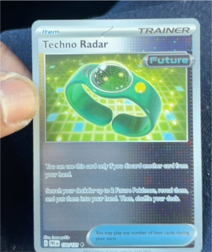 2023 Pokémon SV: Paradox Rift #180 Techno Radar — front