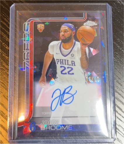 2025-26 Topps Chrome #285 Johni Broome — front