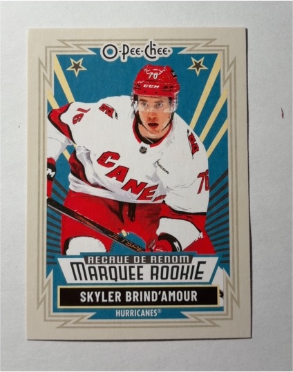 2025-26 O-Pee-Chee #579 Skyler Brind'Amour — front