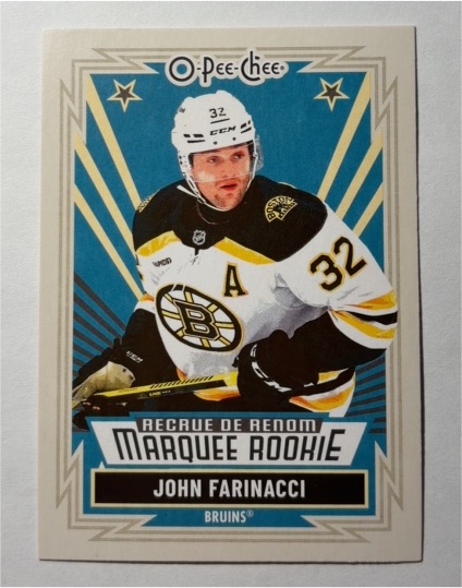 2025-26 O-Pee-Chee #577 John Farinacci — front