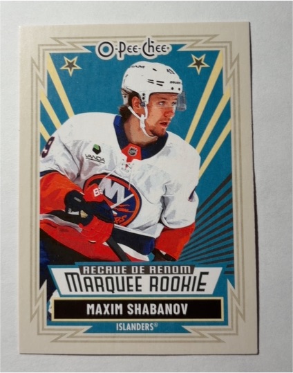 2025-26 O-Pee-Chee #591 Maxim Shabanov Marquee Rookie — front