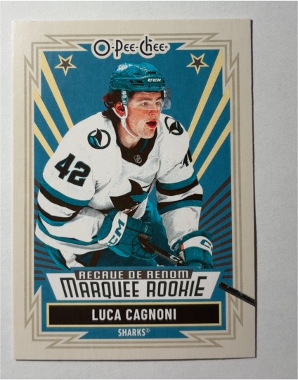 2025-26 O-Pee-Chee #556 Luca Cagnoni — front