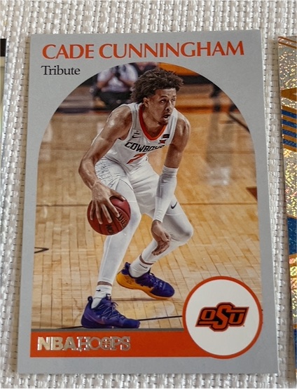 2021 Panini NBA Hoops Tribute Cade Cunningham — front