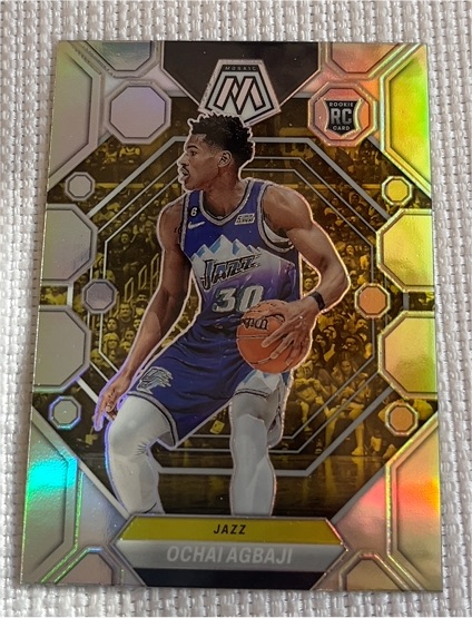 2022-23 Panini Mosaic #208 Ochai Agbaji — front