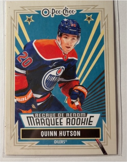 2025-26 O-Pee-Chee #544 Quinn Hutson Marquee Rookie Retro — front