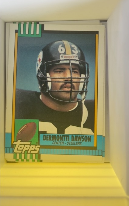 1990 Topps #181 Dermontti Dawson — front