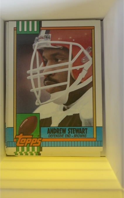 1990 Topps #173 Andrew Stewart — front