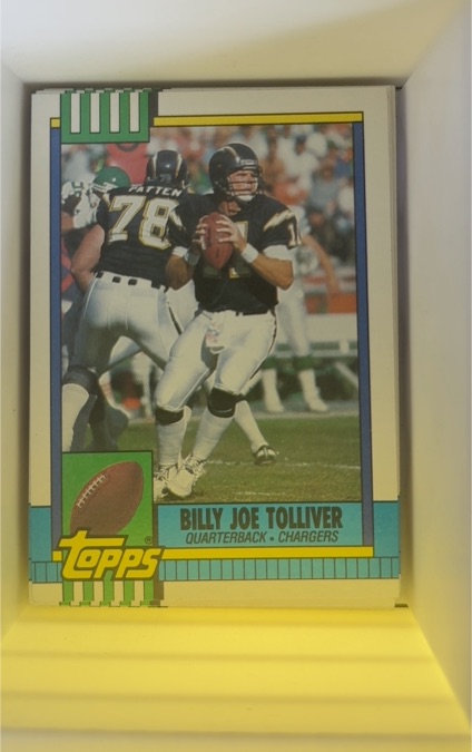 1990 Topps #387 Billy Joe Tolliver — front