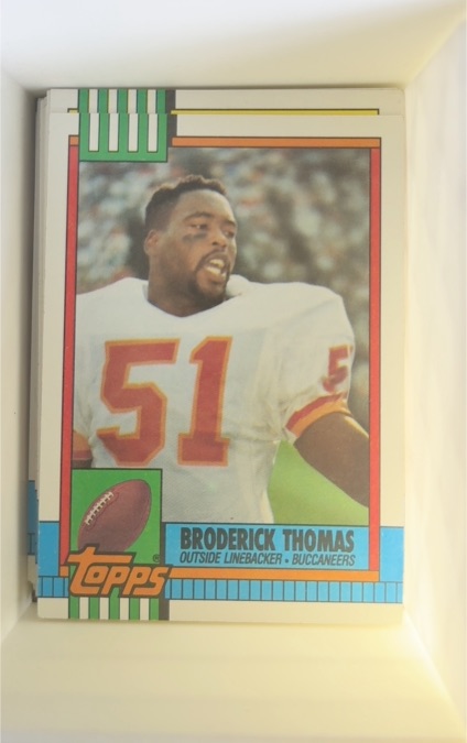 1990 Topps #403 Broderick Thomas — front