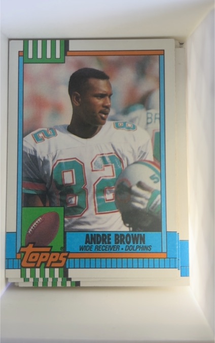 1990 Topps #324 Andre Brown — front