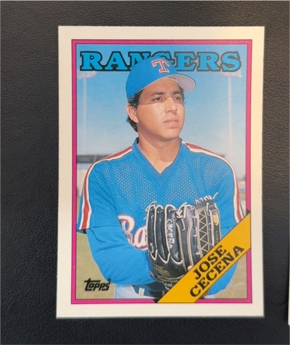 1988 Topps Traded #26T Jose Cecena — front