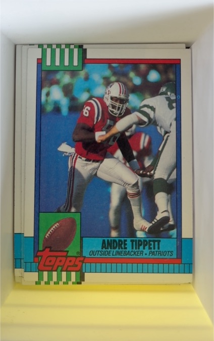 1990 Topps #421 Andre Tippett — front