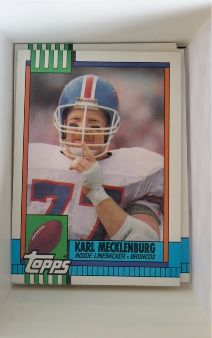 1990 Topps #35 Karl Mecklenburg — front
