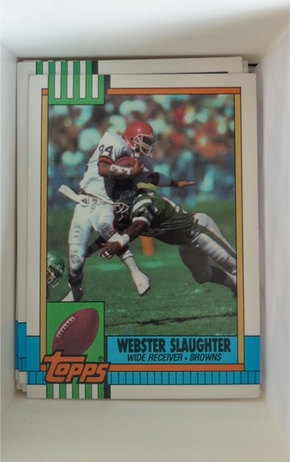 1990 Topps #158 Webster Slaughter — front