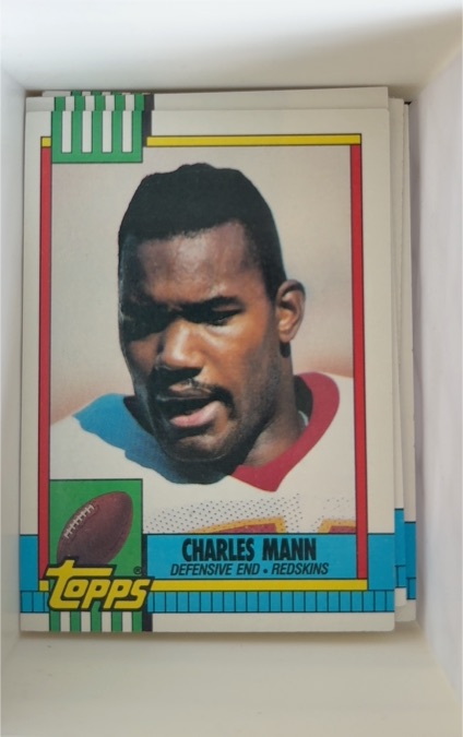 1990 Topps #125 Charles Mann — front