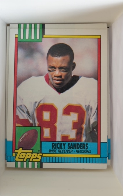 1990 Topps #127 Ricky Sanders — front