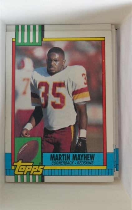 1990 Topps #130 Martin Mayhew — front