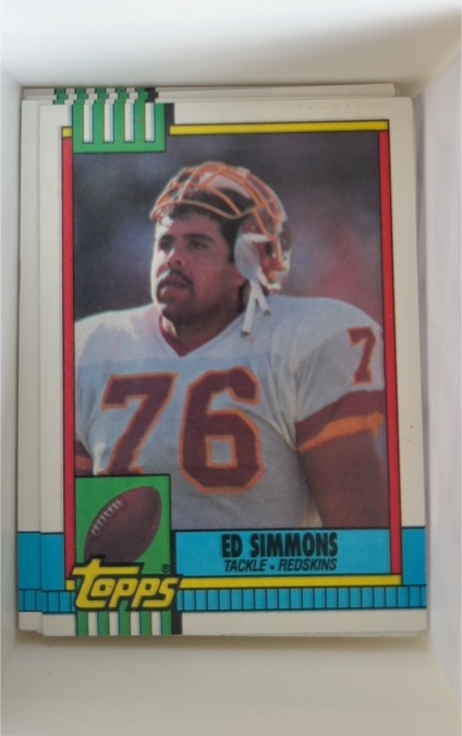 1990 Topps #134 Ed Simmons — front