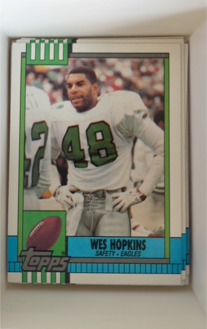 1990 Topps #101 Wes Hopkins — front