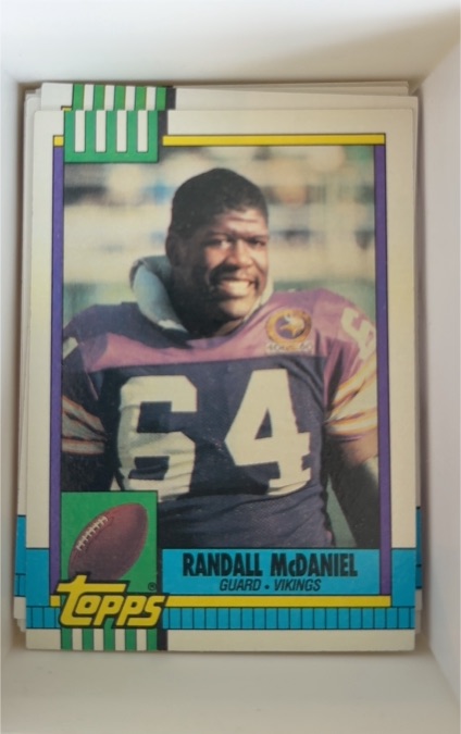 1990 Topps #104 Randall McDaniel — front