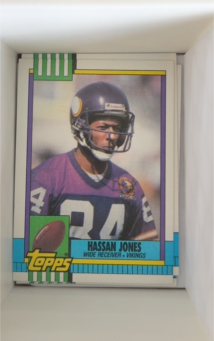 1990 Topps #117 Hassan Jones Minnesota Vikings — front