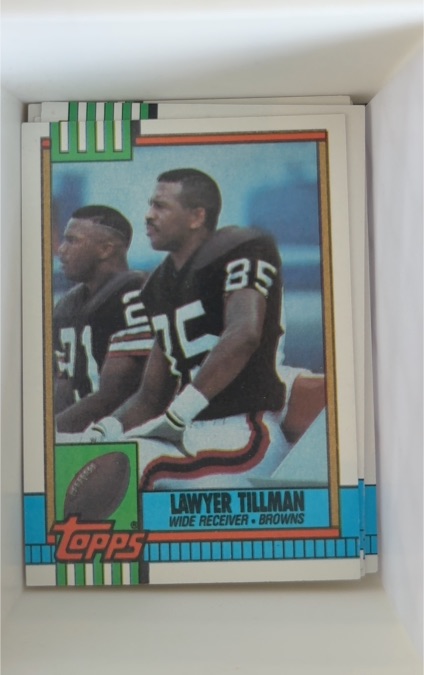1990 Topps #156 Lawyer Tillman — front