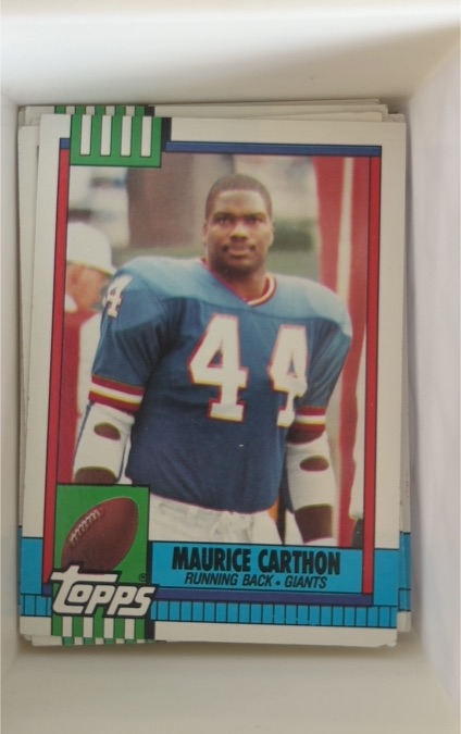 1990 Topps #63 Maurice Carthon — front