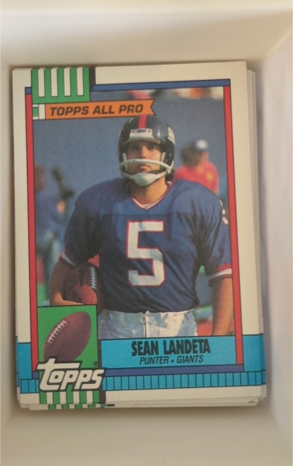 1990 Topps #65 Sean Landeta — front
