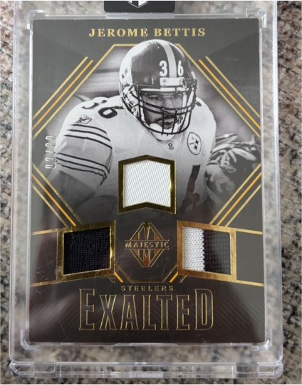 2017 Panini Majestic Exalted #EXT-36 Jerome Bettis — front