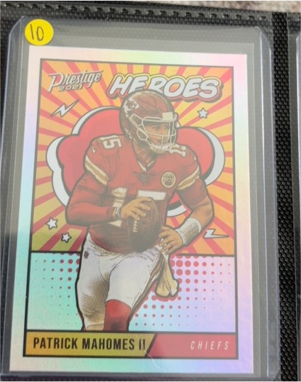 2021 Panini Prestige #HE-3 Patrick Mahomes II Heroes — front