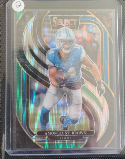 2024 Panini Select #105 Amon-Ra St. Brown — front