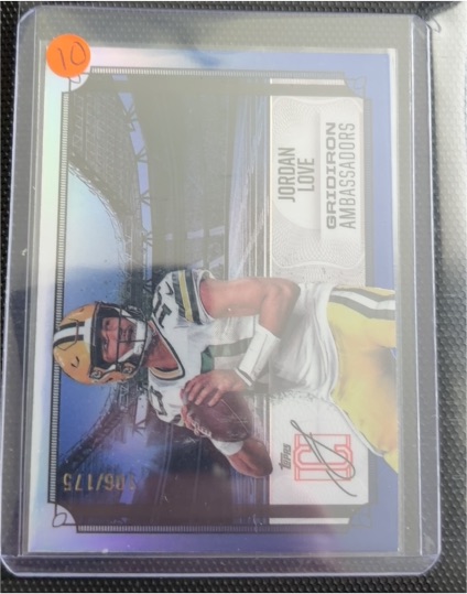 2024 Topps Signature Class #GA-12 Jordan Love Gridiron Ambassadors — front