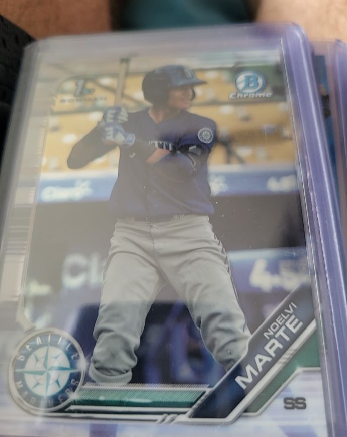 2019 Bowman Chrome #BCP-97 Noelvi Marte — front
