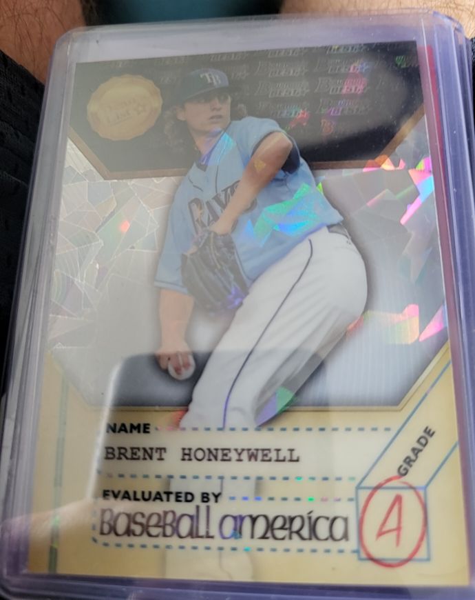 2017 Bowman's Best Baseball America's Dean's List #BADL-BHO Brent Honeywell — front